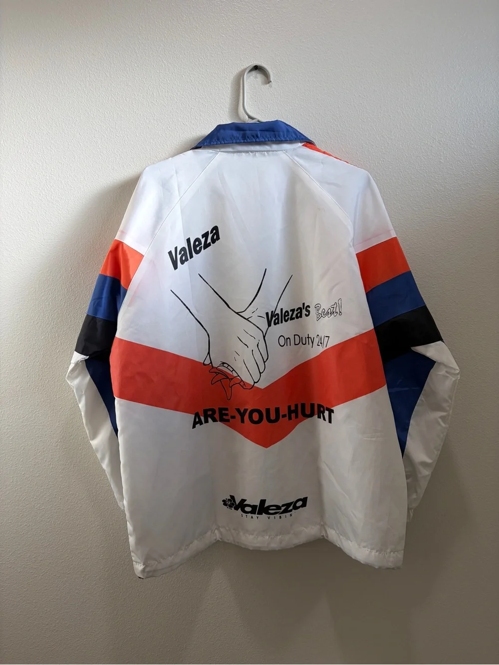 Rare Valeza Anime Colorblock Windbreaker Jacket